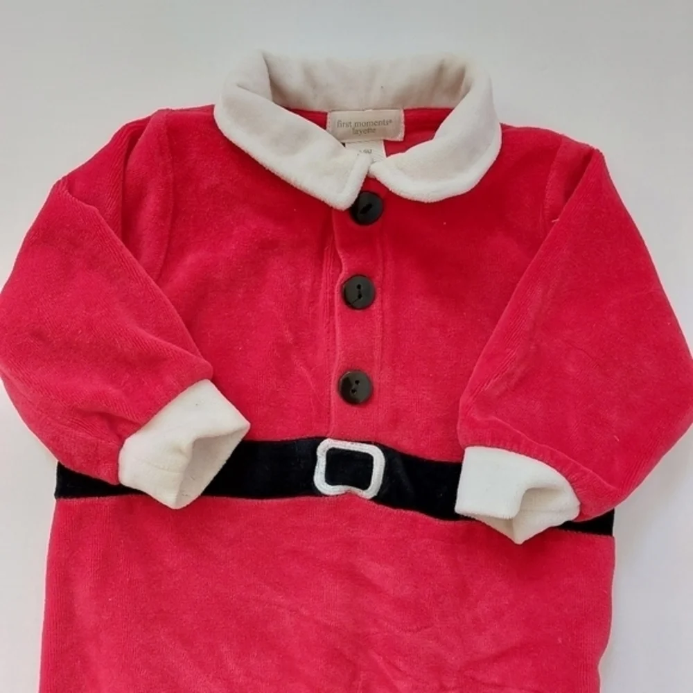 Santa‎ Costume Size 6-9 Months Christmas Holiday Outfit First Moments